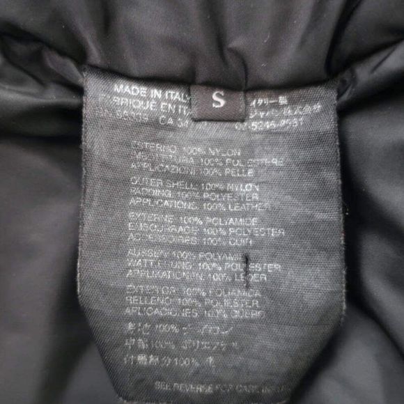 Prada Multi-Pocket Jacket Black Leather-Trim Nylon Size Small - Picture 9 of 10